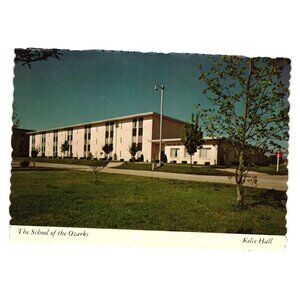 Vintage Postcard School Of The Ozarks Russell Kelce Hall 1970 Point Lookout MO